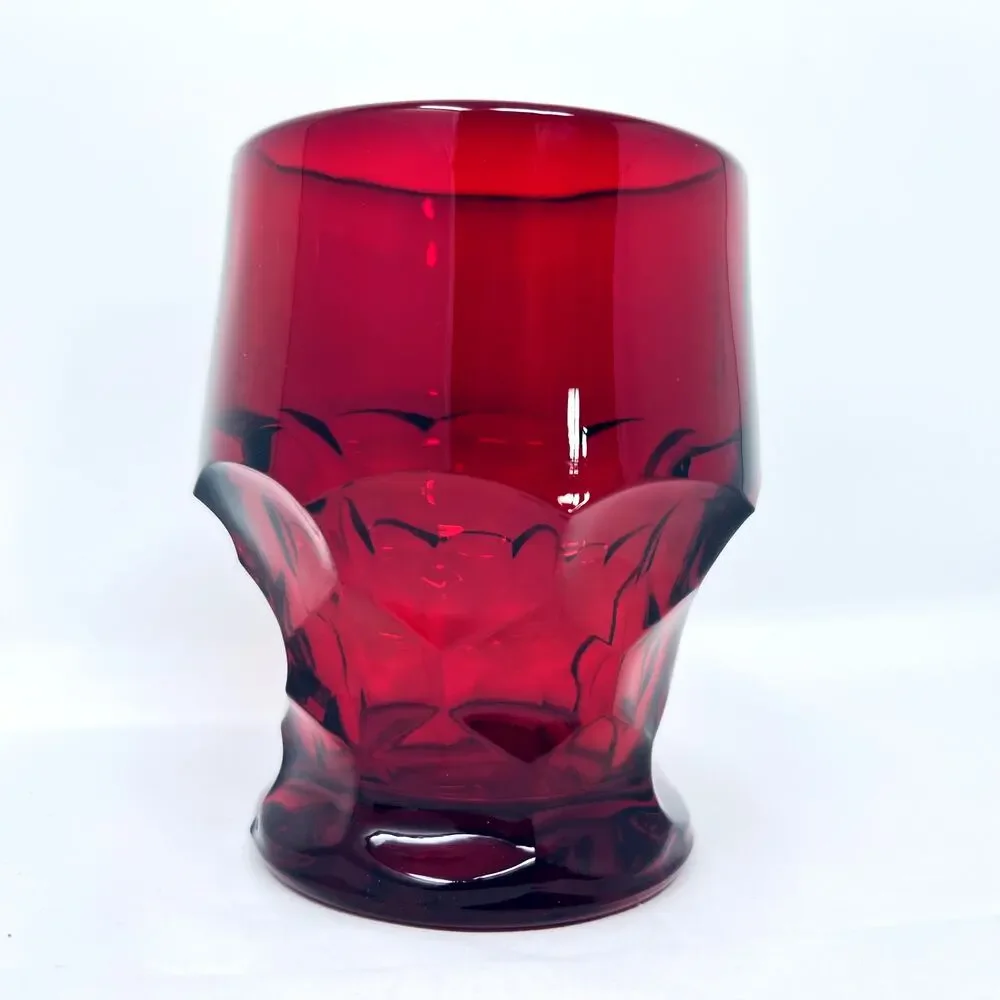 Tumbler Georgian Ruby Cambridge Viking Glass Red Honeycomb Replacement Cup